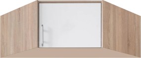 Nádstavec Smart rohový, dub sonoma/biela