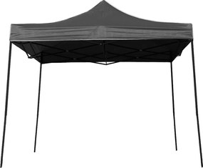 GARDEN LINE Nožnicový stan 3×3 m NAM9031 – záhradný a komerčný pavilón, sivý