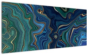 Obraz - Achátový mramor (120x50 cm)