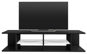 TV skrinka/stolík Monty 137 (s osvetlením) (čierna). Vlastná spoľahlivá doprava až k Vám domov. 1098627