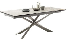 Jedálenský rozkladací stôl Tesero sivý