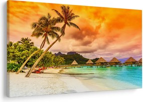Obraz - Ostrov Bora Bora (90x60 cm)