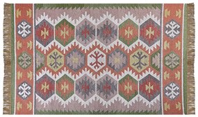 Vonkajší koberec 140 x 200 cm viacfarebný SAHBAZ Beliani