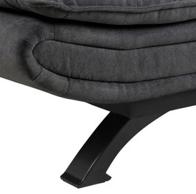 Rozkladacia dvojmiestná pohovka AIRI v tmavosivej