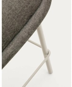 Barová stolička sivobéžová (výška sedadla 65 cm) Aimin – Kave Home