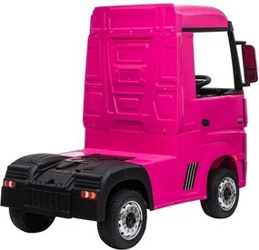 LEAN CARS Mercedes Actros ružový 4x4 batérie auto