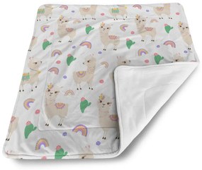Sablio Deka pre bábätko Roztomilé lamy - 80x100 cm