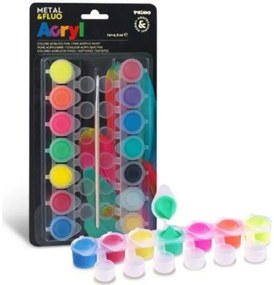 Primo - Akrylové farby na drevo sada 14 ks x 4,5 mm | SENTOP F001