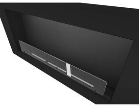 InFire - Nástenný BIO krb 120x56 cm čierna