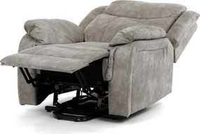 Polohovacie kreslo sivé, elektrické TV-Q8668 GREY3