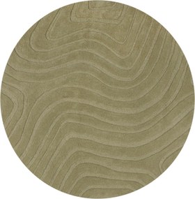 XXXLutz VLNENÝ KOBEREC, 160/160 cm zelená Flair Rugs - Online Only bytové doplnky - 003165044602