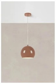 Markslöjd 108990 - Závesné svietidlo na lanku POP 1xGU10/7W/230V priemer 20 cm hnedé