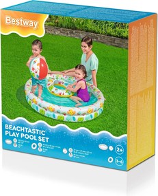 CH ZÁHRADNÝ BAZÉN FI 122 cm H20 + LOPTA + KOLESO