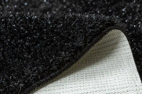 Sada kúpeľňových koberčekov SYNERGY glamour / lurex, čierna