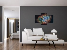 Obraz - Krabie hmlovina (90x60 cm)