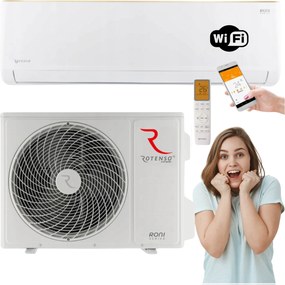 Klimatizácia Rotenso Roni 3,5kW nástenná s WiFi a funkciou vykurovania Klimatizácia