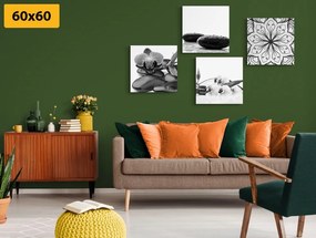 Set obrazov vôňa pokoja Feng Shui - 4x 40x40