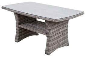 Doppler LIMA sivá - polohovacie ratanové sedenie