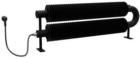 Radiátor elektrický ISAN Spiral 150 cm čierna mat ZO20571500FZECSM