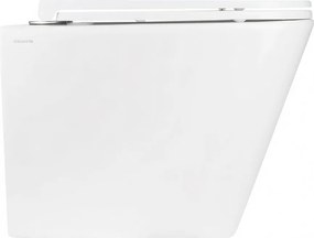 Hydroland Závesná WC misa so SoftClose sedadlom Feret Tornado, biela