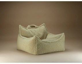Zelený detský sedací vak z textílie buklé Chair – Wigiwama