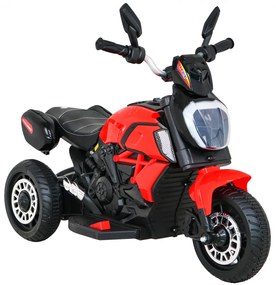 Motorka na batérie pre deti FAST TOURIST - červená