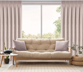 ZÁVES NA PÁSKE NILO 140X270 CM RUŽOVÁ