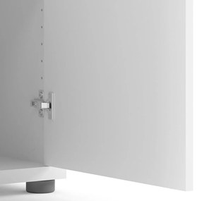 Biela modulárna knižnica 89x113 cm Prima – Tvilum