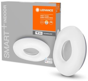 LEDVANCE Chytré LED stropné osvetlenie SMART WIFI ORBIS CROMO, 30W, teplá biela-studená biela, 50cm, okrúhle