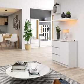 Komoda Komeito (biela). Akcia -20%. Vlastná spoľahlivá doprava až k Vám domov. 1117231