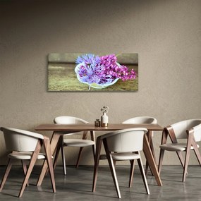 Obraz - fialová rastlinka (120x50 cm)