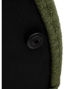 Zelený taburet z textílie buklé Kaeli – Kave Home