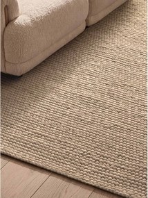 Béžový ručne tkaný vlnený koberec 160x230 cm Richmond Diana – Ted Baker