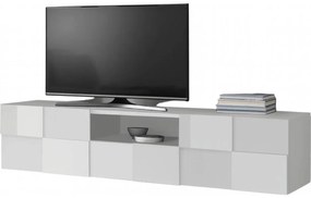 Televízny stolík SERIAN biely