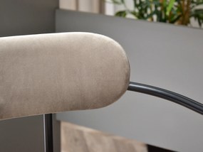 Stolička Viola (béžová + čierna). Akcia -18%. Vlastná spoľahlivá doprava až k Vám domov. 1110751