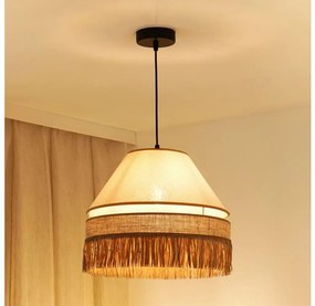 Brilagi -Luster na lanku WINNETOU AVIGNION 1xE27/15W/230V pr. 35 cm hnedá/krémová