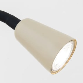 Orion - Flexibilná stolná lampa so svorkou DOTTY 1xGU10/10W/230V béžová/čierna