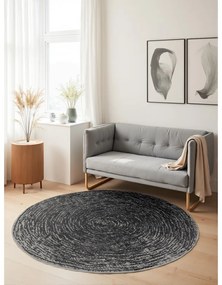 Sivý okrúhly koberec ø 120 cm Gloria Cavallo – Hanse Home