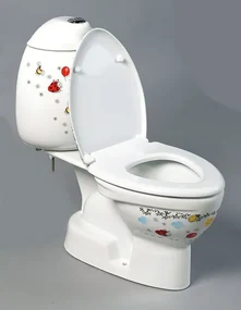 Sapho Sapho, KID WC sedátko, kovové pánty, farebná potlač, KC0802.01.1