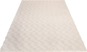 Obsession, Kusový koberec Diamond Cut 800 Cream, 80x150, béžová, obývacia izba