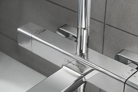 Hansgrohe Croma E, Showerpipe 280 1jet s vaňovým termostatom, chrómová, HAN-27687000
