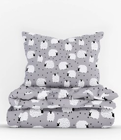 Bavlnené obliečky Renforcé do postieľky – Ovečky