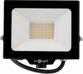 ECOLIGHT LED reflektor 30W 2v1 - studená biela