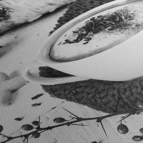 Obraz - Zimné cappuccino (150x105 cm)