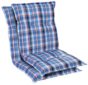 Blumfeldt Prato, čalúnená podložka, podložka na stoličku, podložka na nižšie polohovacie kreslo, na záhradnú stoličku, polyester, 50 × 100 × 8 cm, 2 x čalúnenie