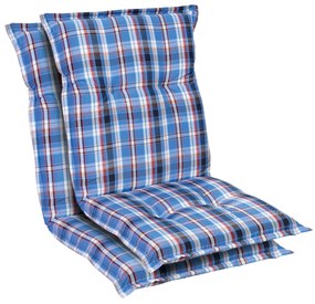 Prato, čalúnená podložka, podložka na stoličku, podložka na nižšie polohovacie kreslo, na záhradnú stoličku, polyester, 50 × 100 × 8 cm, 2 x čalúnenie