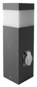 Vonkajšia lampa so zásuvkou GARD 1xE14/60W/230V SCHUKO IP44