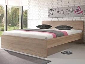 Posteľ Malmö 180x200 cm, dub Sonoma%
