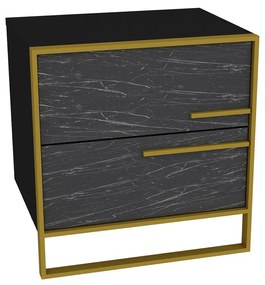 Nočný stolík Polka Black