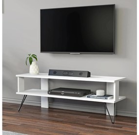 TV stolík/skrinka Dual (biela). Vlastná spoľahlivá doprava až k Vám domov. 1107984